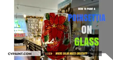 Master Glass Painting: Create Stunning Poinsettia Art with Easy Steps