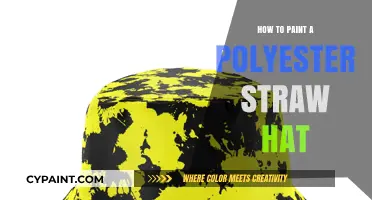Creative Guide: Painting a Polyester Straw Hat with Style and Ease