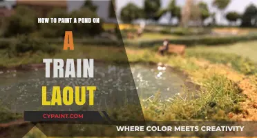 Creating a Realistic Pond for Your Train Layout