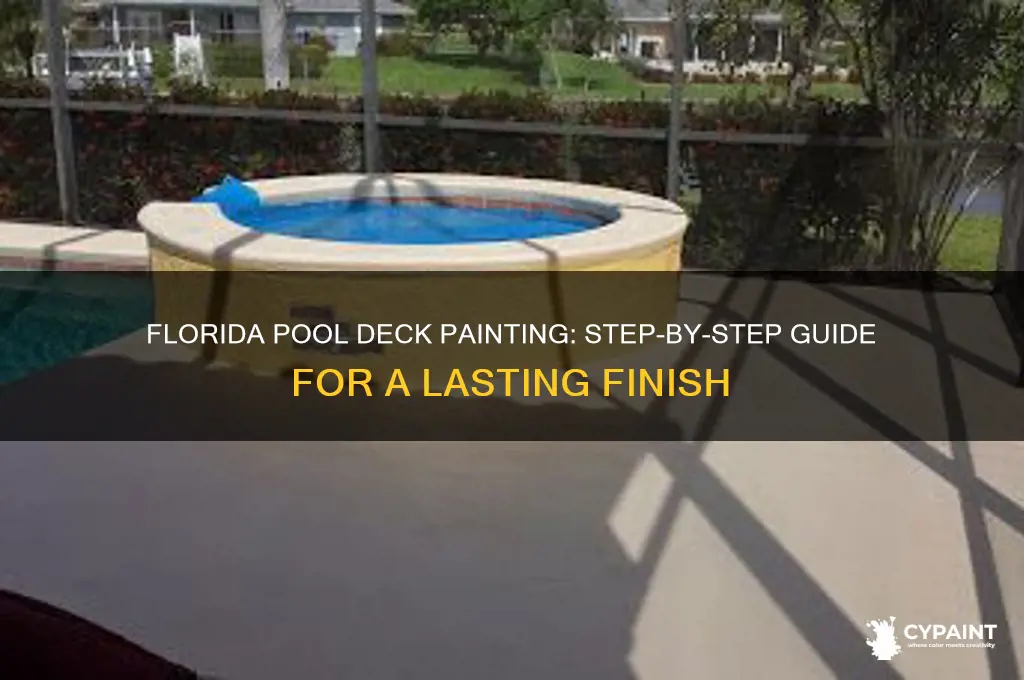 how to paint a pool deck in florida