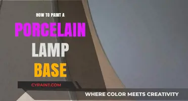 Transform Your Porcelain Lamp Base: Easy Painting Techniques for a Fresh Look