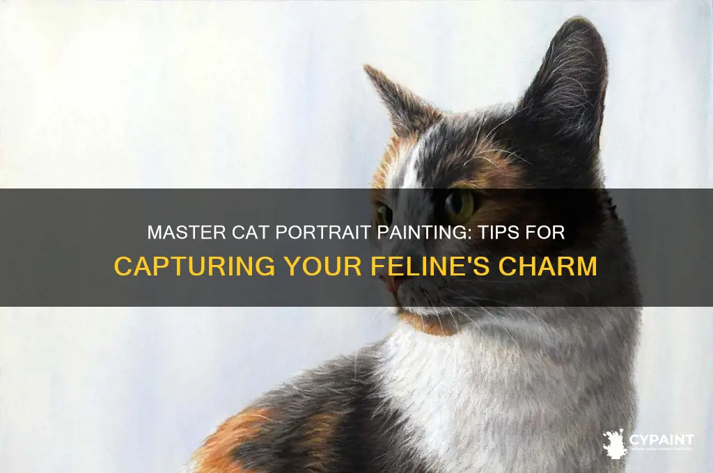how to paint a portrait of my cat