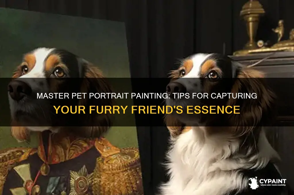 how to paint a portrait of your pet