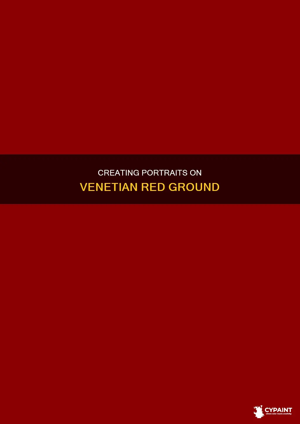 how to paint a portrait on venetian red ground
