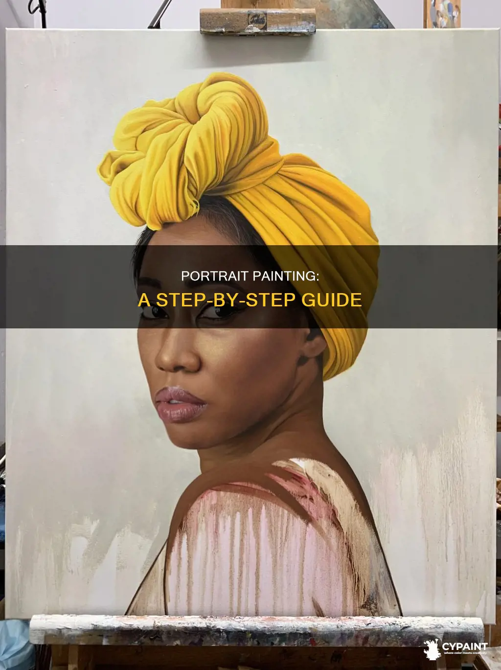 how to paint a portrait step by step instructions