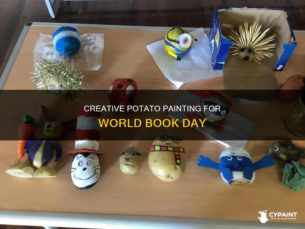 how to paint a potato for world book day
