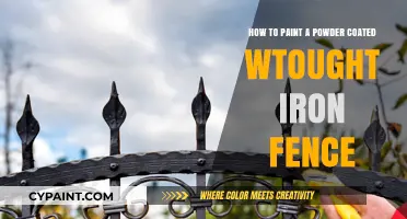 Transforming Wrought Iron Fences with Paint