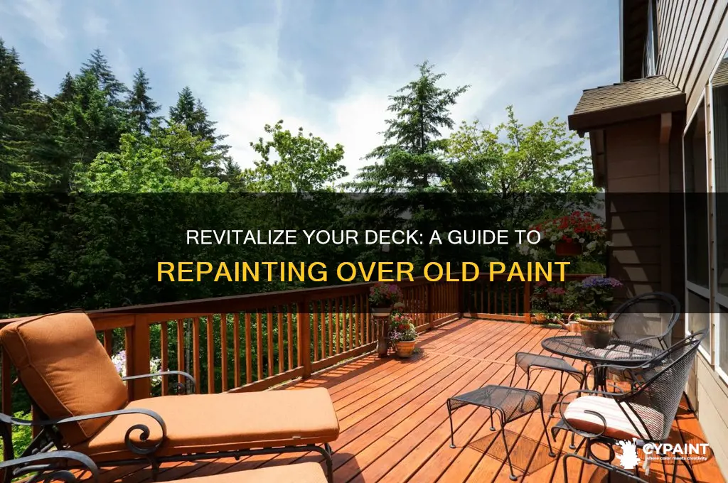 how to paint a previously painted deck
