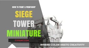 Mastering Miniature Painting: A Step-by-Step Guide to the Printshop Siege Tower