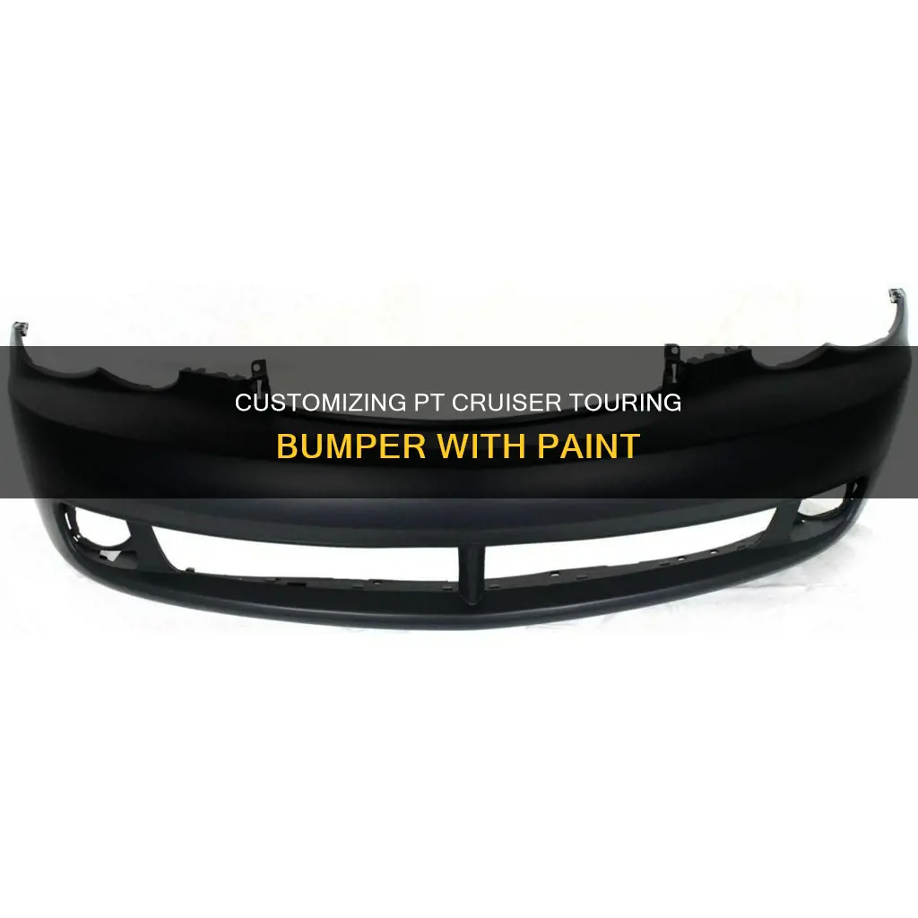 how to paint a pt cruiser touring edition bumper