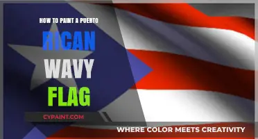 Mastering the Art: Painting a Vibrant Puerto Rican Wavy Flag