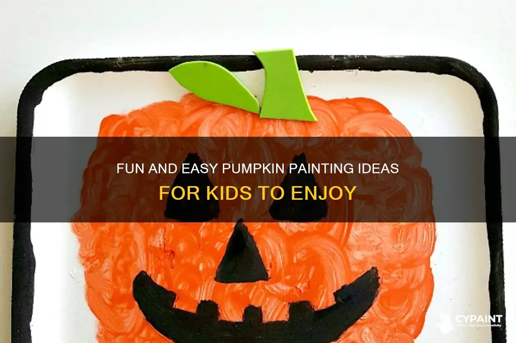 how to paint a pumpkin for kids