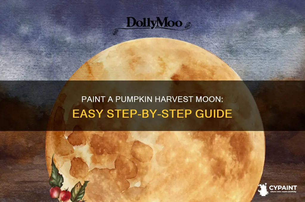 how to paint a pumpkin harvest moon