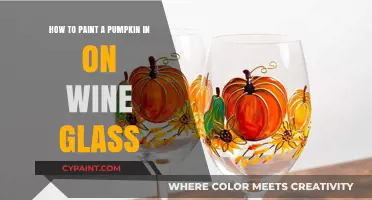 Paint Pumpkin Glassware for Festive Fall Fun