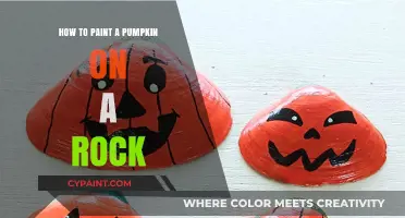 Creative Rock Painting: Step-by-Step Guide to Painting a Pumpkin Design