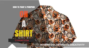 Creative DIY: Painting a Pumpkin Design on Your Shirt Easily
