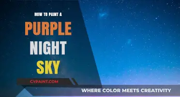 Mastering the Art of Painting a Purple Night Sky