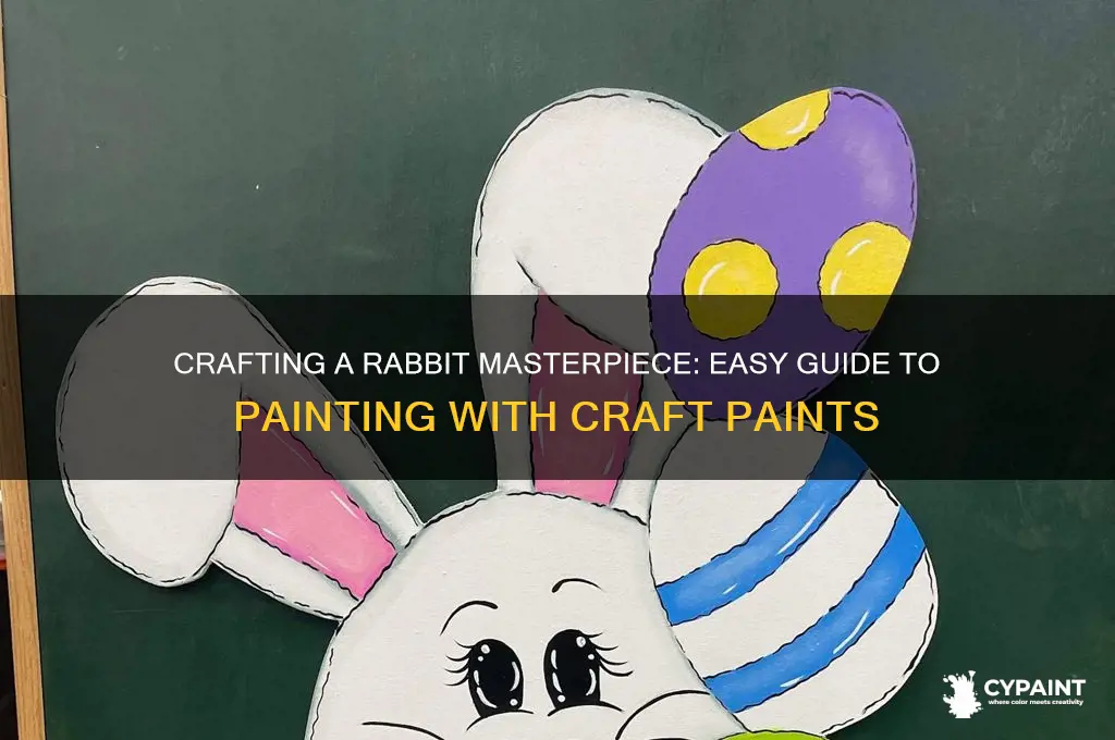 how to paint a rabbit with craft paints