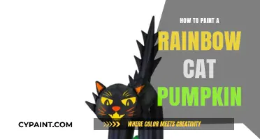 Creative Rainbow Cat Pumpkin Painting: A Step-by-Step Halloween Guide