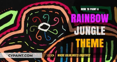 Vibrant Rainbow Jungle Painting: Creative Steps for a Tropical Masterpiece