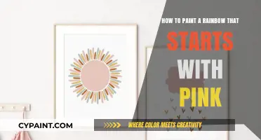 Creating a Pink Rainbow: A Guide to Painting
