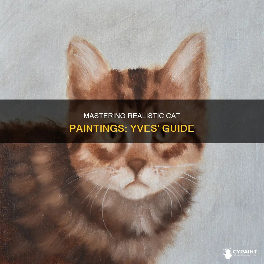 how to paint a realistic cat yves the cat
