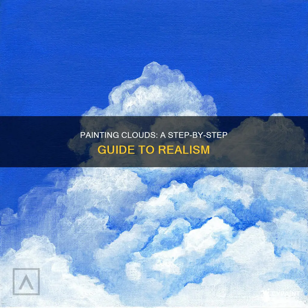 how to paint a realistic cloud step by step