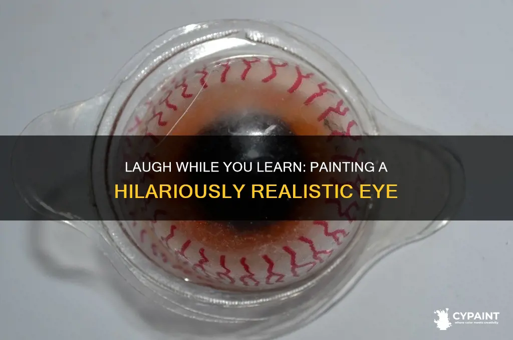 how to paint a realistic eye funny