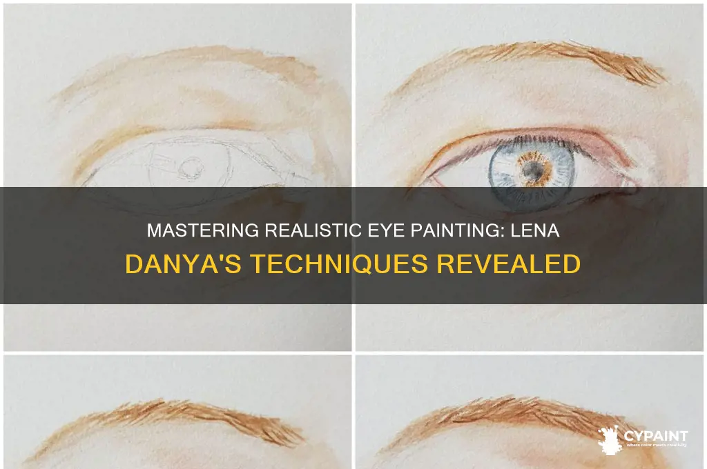 how to paint a realistic eye lena danya