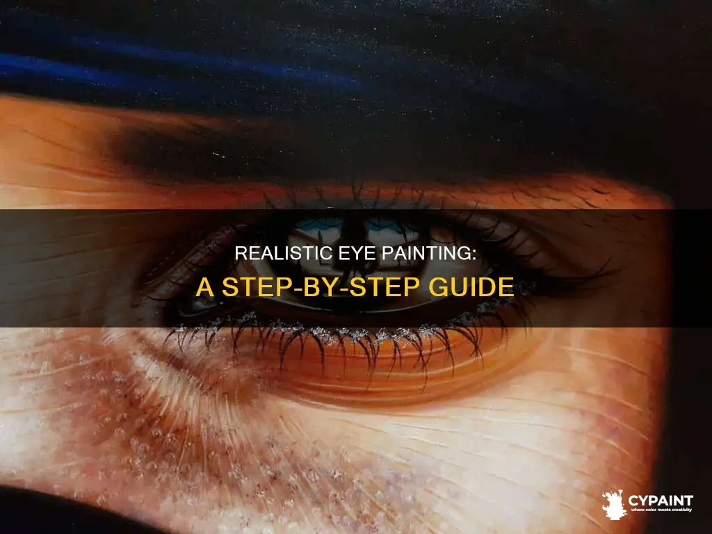 how to paint a realistic eye step by step