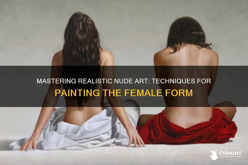 how to paint a realistic nude woman