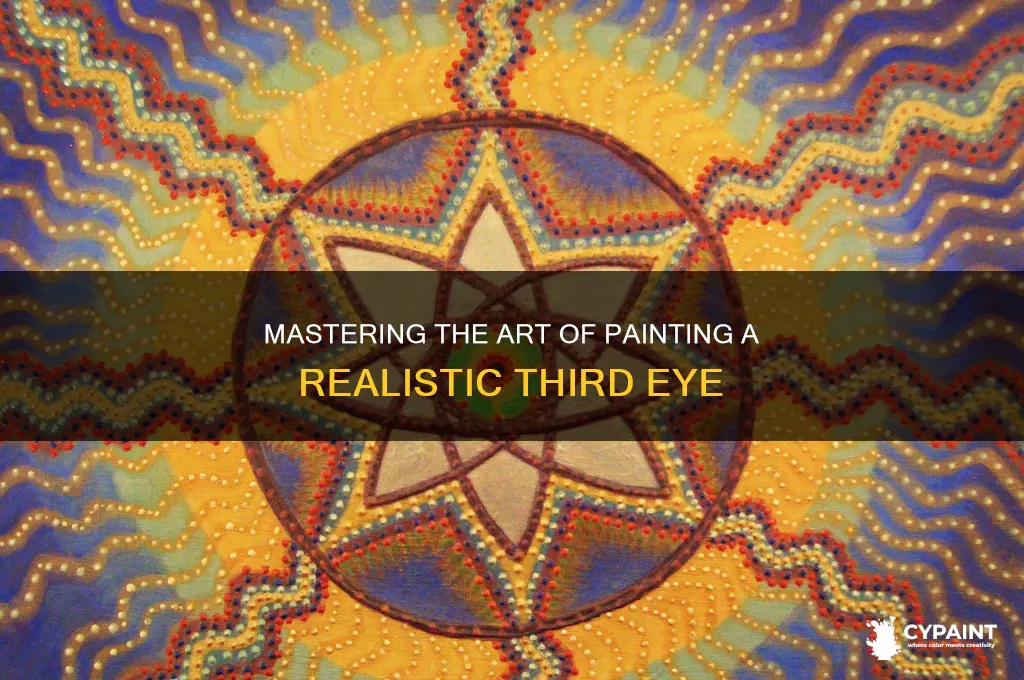 how to paint a realistic third eye