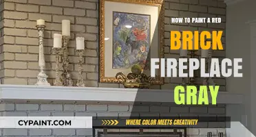 Transform Your Red Brick Fireplace: A Step-by-Step Guide to Painting It Gray