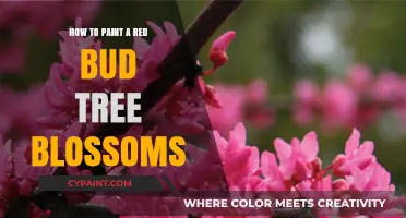 Mastering the Art of Painting Vibrant Red Bud Tree Blossoms