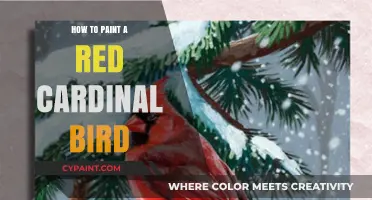Mastering the Art of Painting a Vibrant Red Cardinal Bird