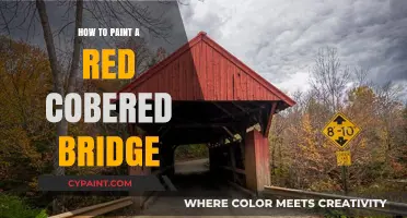 Mastering the Art of Painting a Rustic Red Covered Bridge