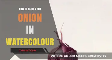 Mastering Watercolour: Techniques to Paint a Vibrant Red Onion