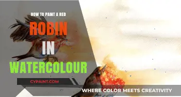 Master Watercolour Techniques: Painting a Vibrant Red Robin Step-by-Step