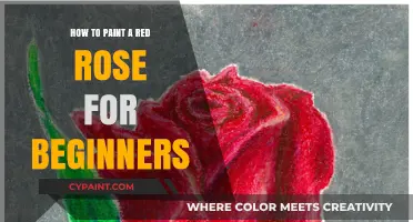 Beginner's Guide to Painting a Vibrant Red Rose Step-by-Step