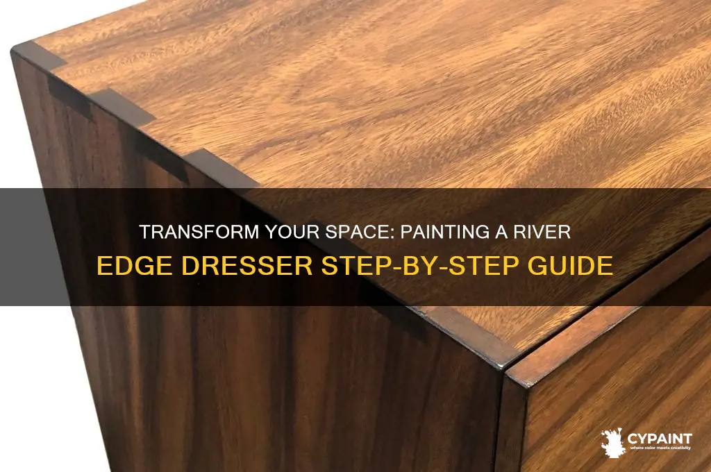 how to paint a river edge dresser