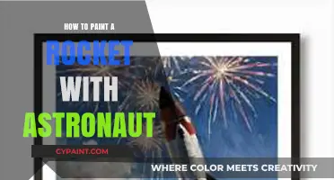 Creative Guide: Painting a Rocket with an Astronaut Step-by-Step