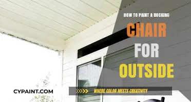 Revamp Your Outdoor Space: Painting a Rocking Chair for Durability and Style