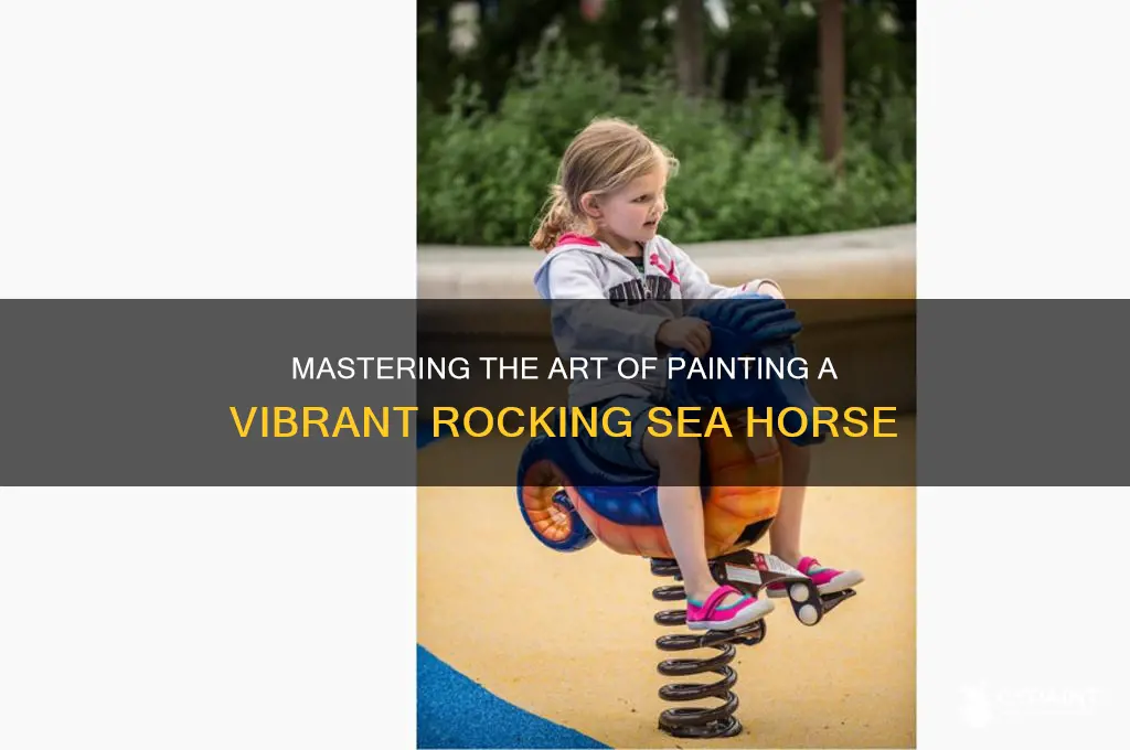 how to paint a rocking sea horse