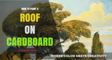 Creative Cardboard Roof Painting: A Step-by-Step DIY Guide