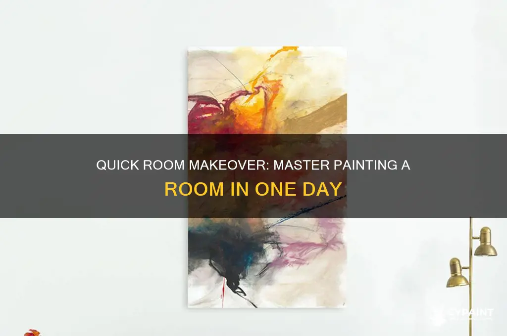 how to paint a room in a day
