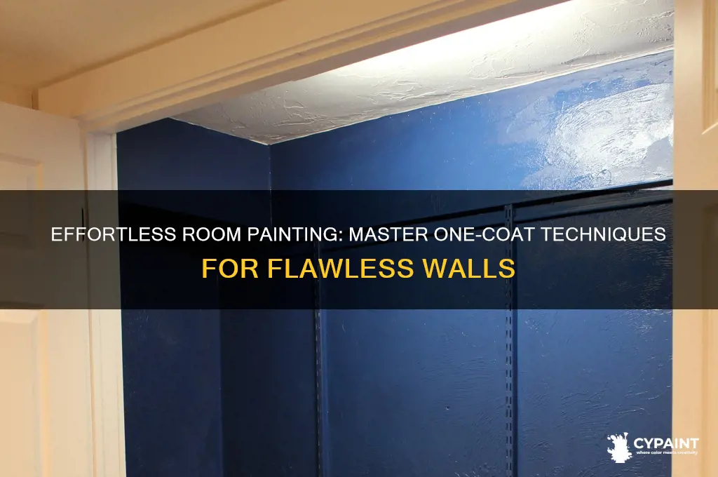 how to paint a room in one coat