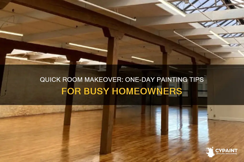 how to paint a room in one day