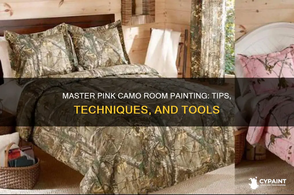 how to paint a room pink camo