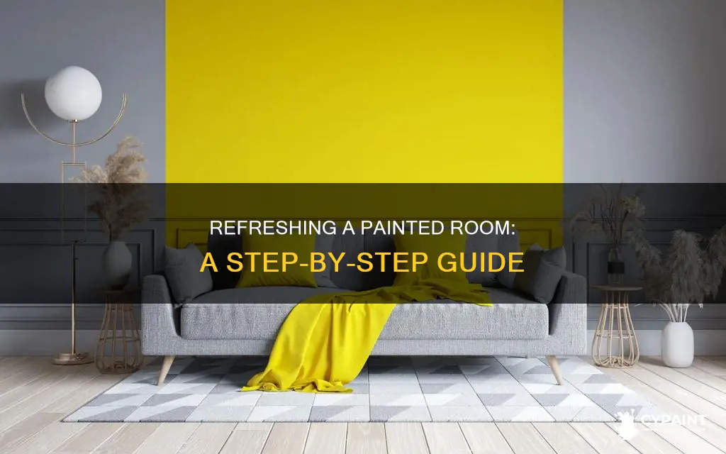 how to paint a room that is already painted
