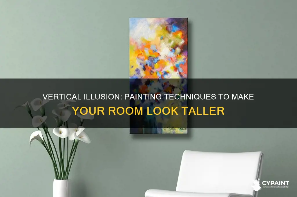 how to paint a room to look taller